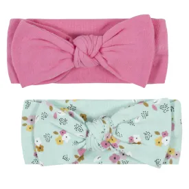 2-Pack Baby Girls Floral Headbands