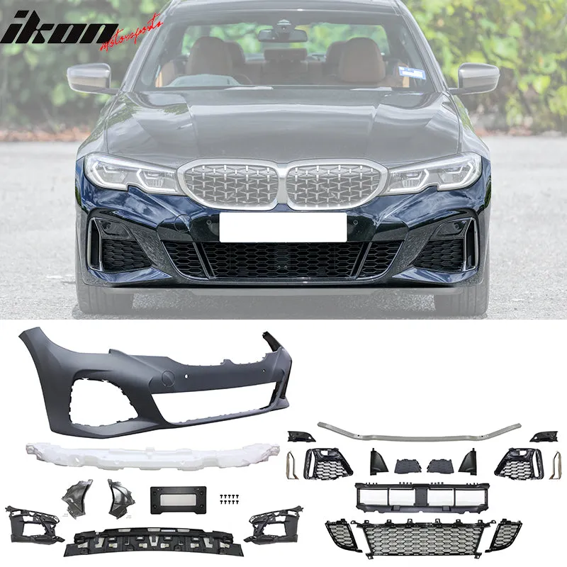 2019-2023 BMW G20 M340 Front Rear Bumpers Cover M3 Style Side Skirts