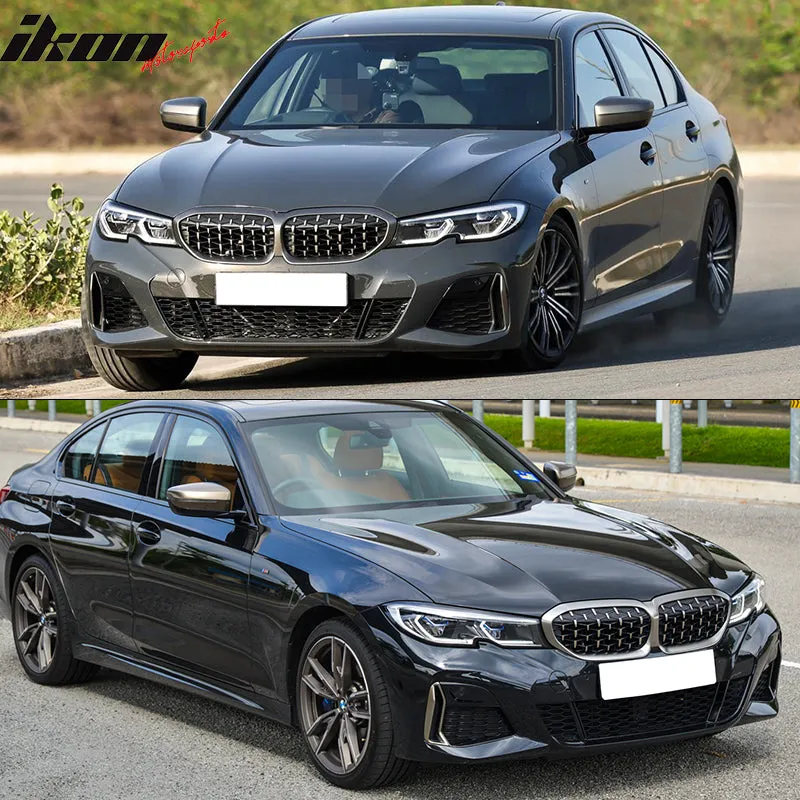 2019-2023 BMW G20 M340 Front Rear Bumpers Cover M3 Style Side Skirts