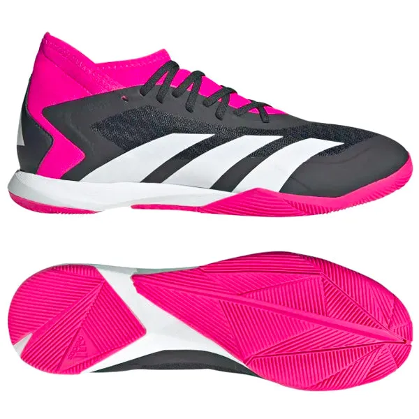 adidas Predator Accuracy Indoor Shoes (Core Black/Team Shock Pink)