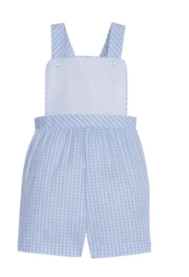 Airy Blue Plaid Conrad Shortall