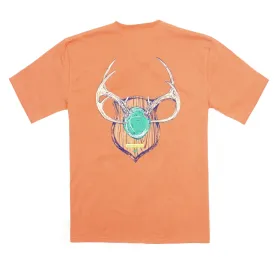 Antler Mount Short Sleeve Tee - Mango