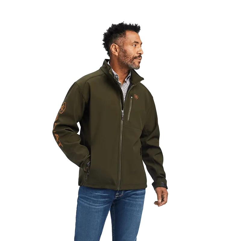 Ariat Men's Logo 2.0 Brine Olive Softshell Jacket