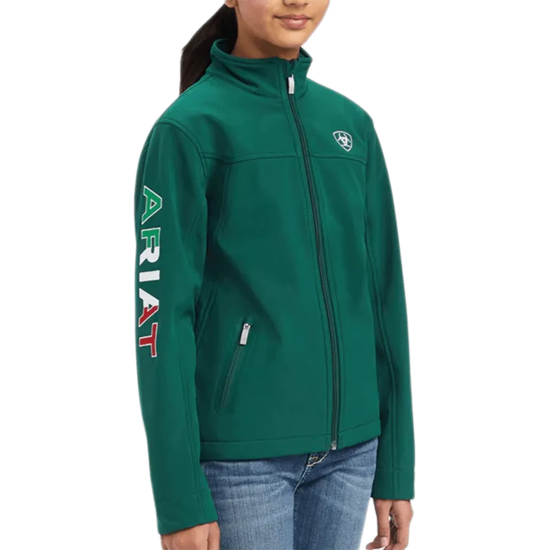 Ariat Youth New Team Soft Shell Verde Mexico Jacket