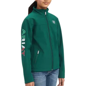 Ariat Youth New Team Soft Shell Verde Mexico Jacket