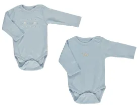 Bebetto Long Sleeve Bodysuits Bears 2-Pack (0-12mths)