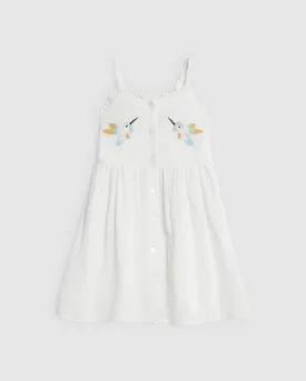 Billie Dress - White Birds