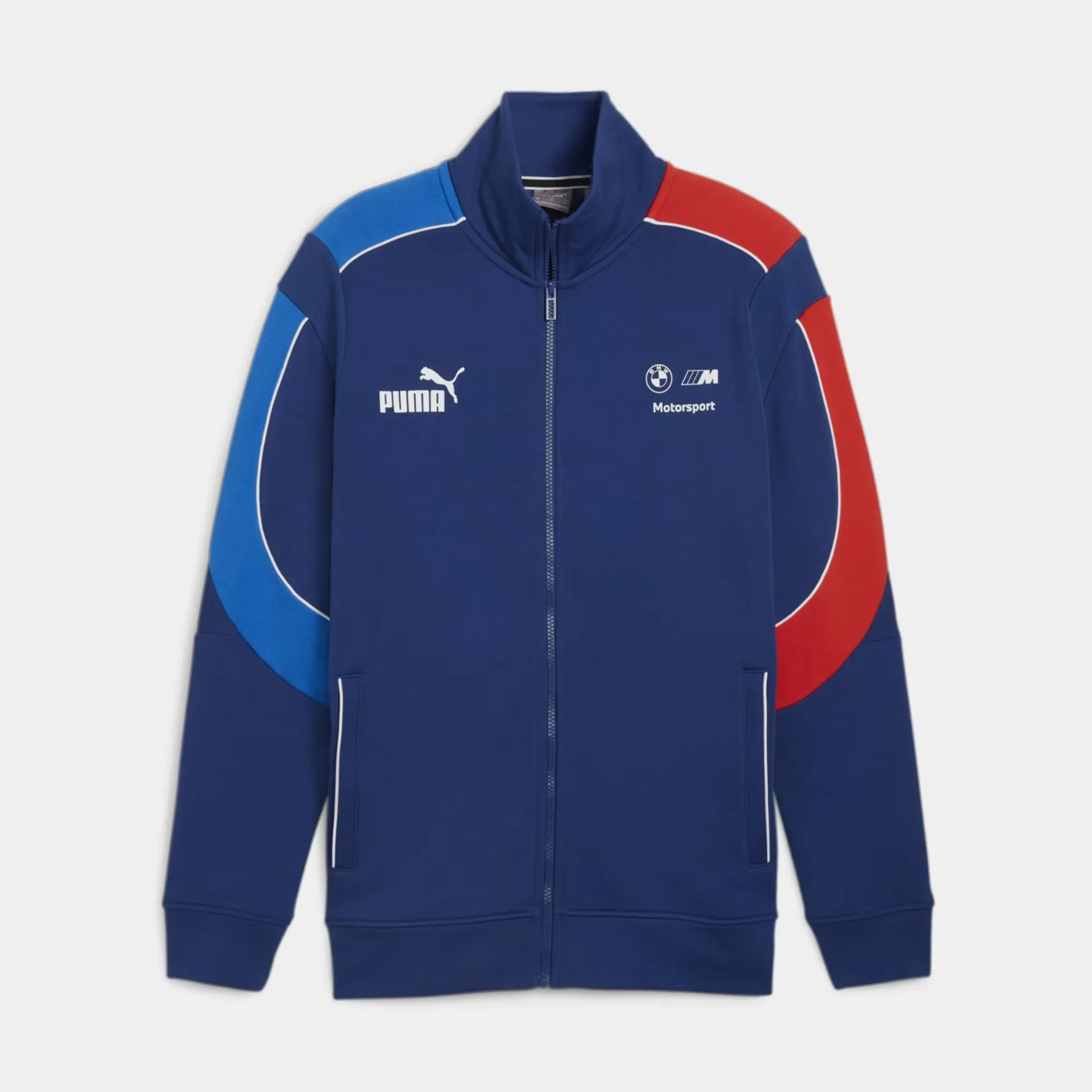 BMW M Motorsport MT7  Zip Up Mens Jacket (Blue)