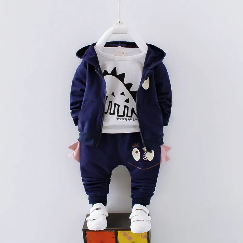 Boys' Cotton Clothing for Spring, Summer, and Autumn