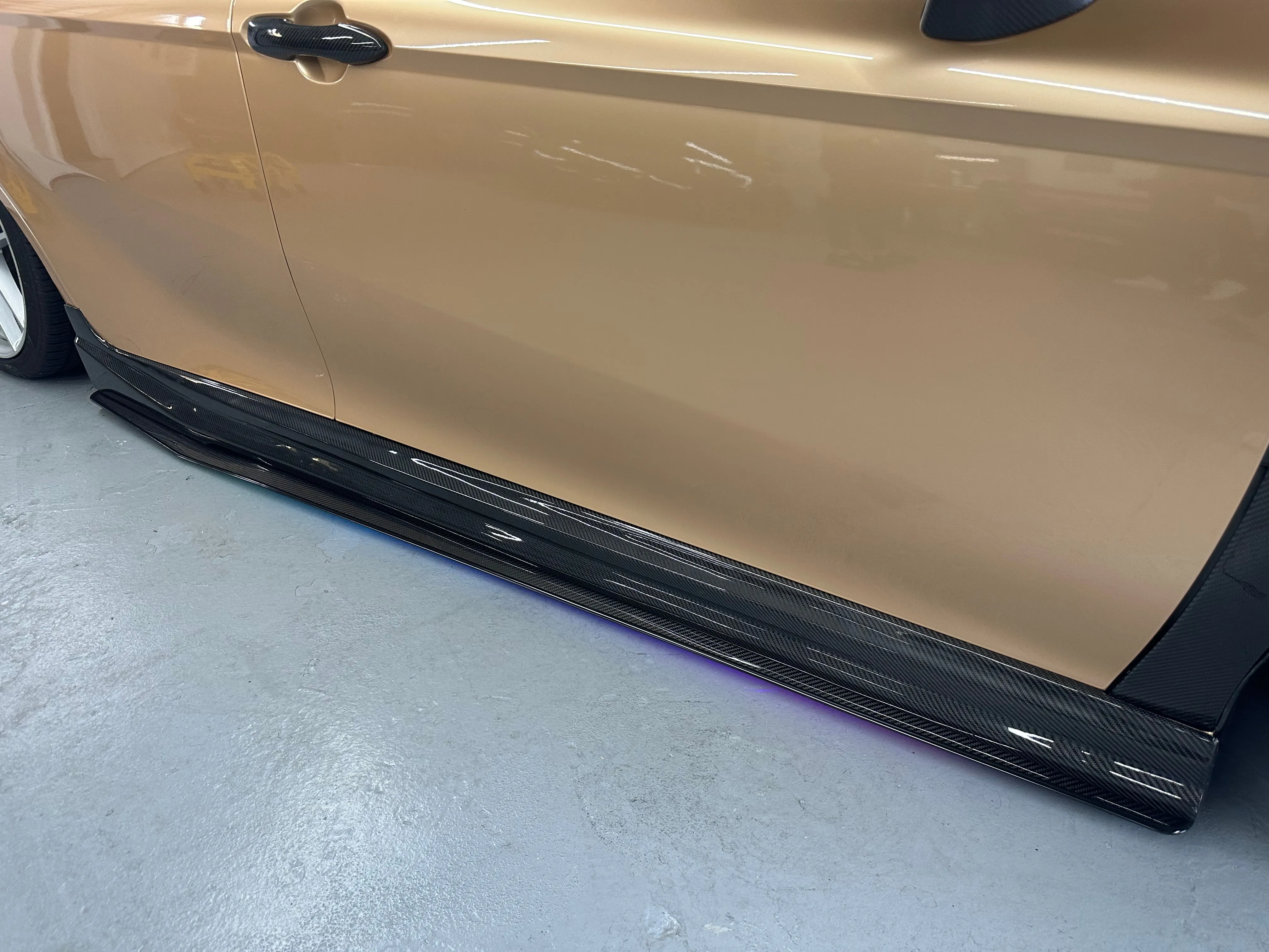 Carbon Fiber Side Skirts for 2025-Present Toyota Camry Gen 9 Compatible Real Carbon Fiber - VIP Price