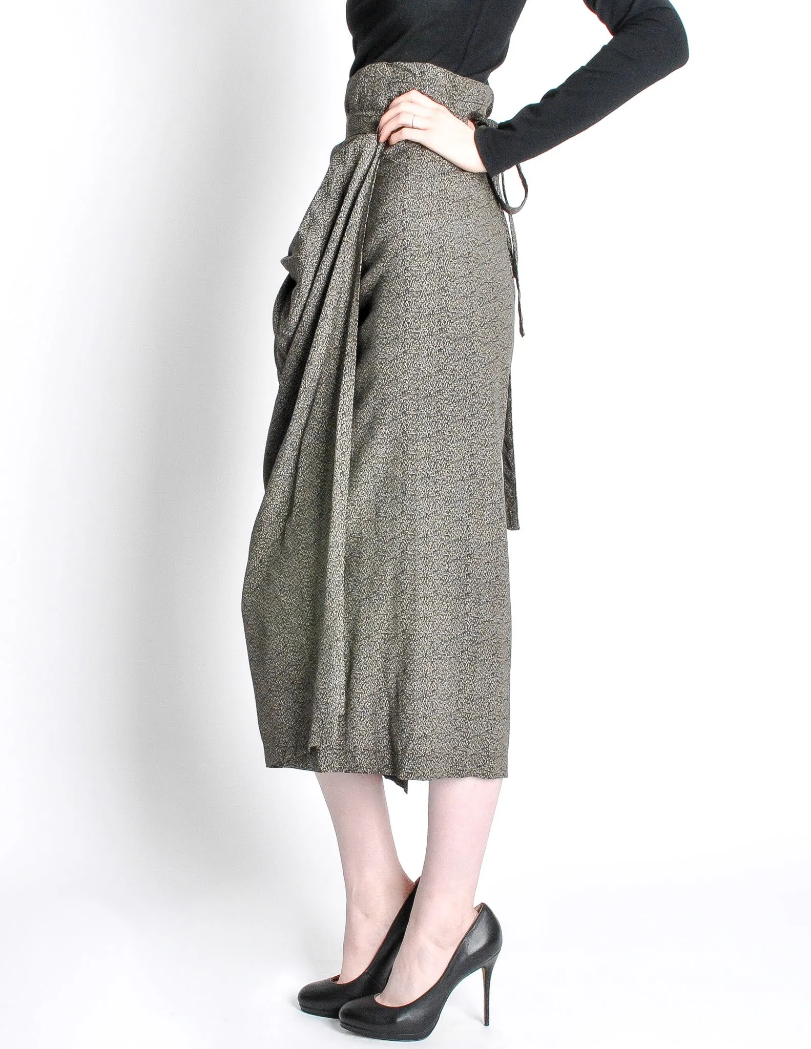 Comme des Garcons Vintage Conceptual Wrap Skirt