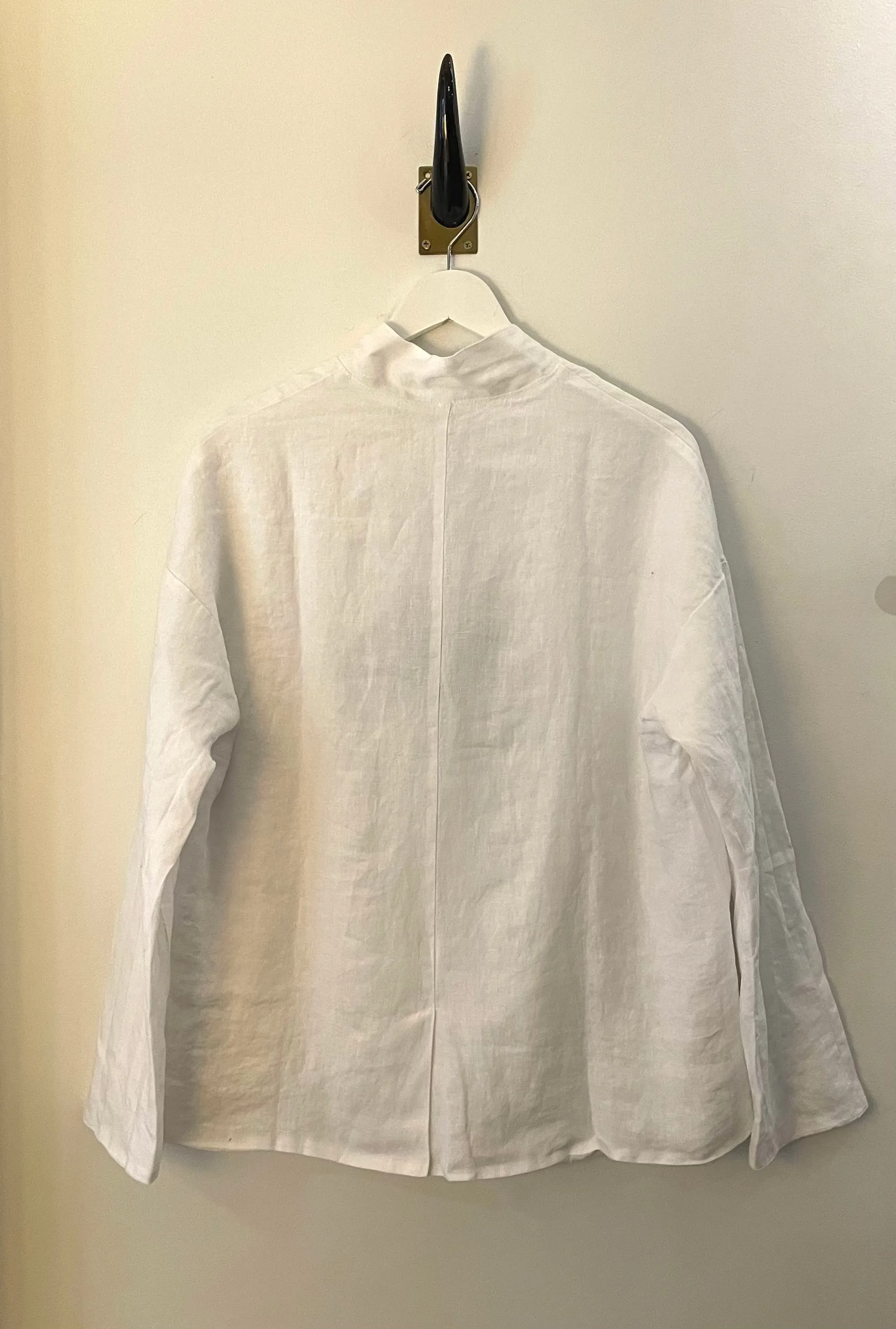 Cotton and Linen Jacket in Optical