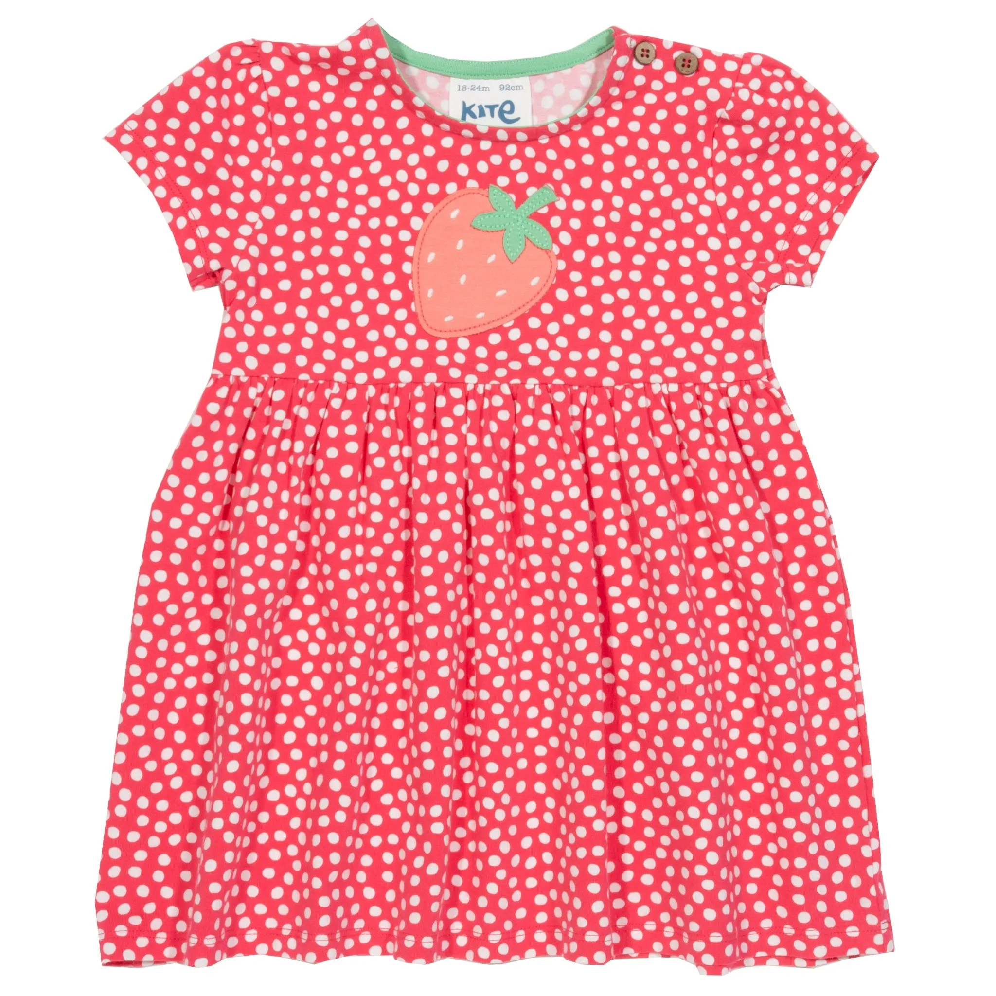 Dotty strawberry dress