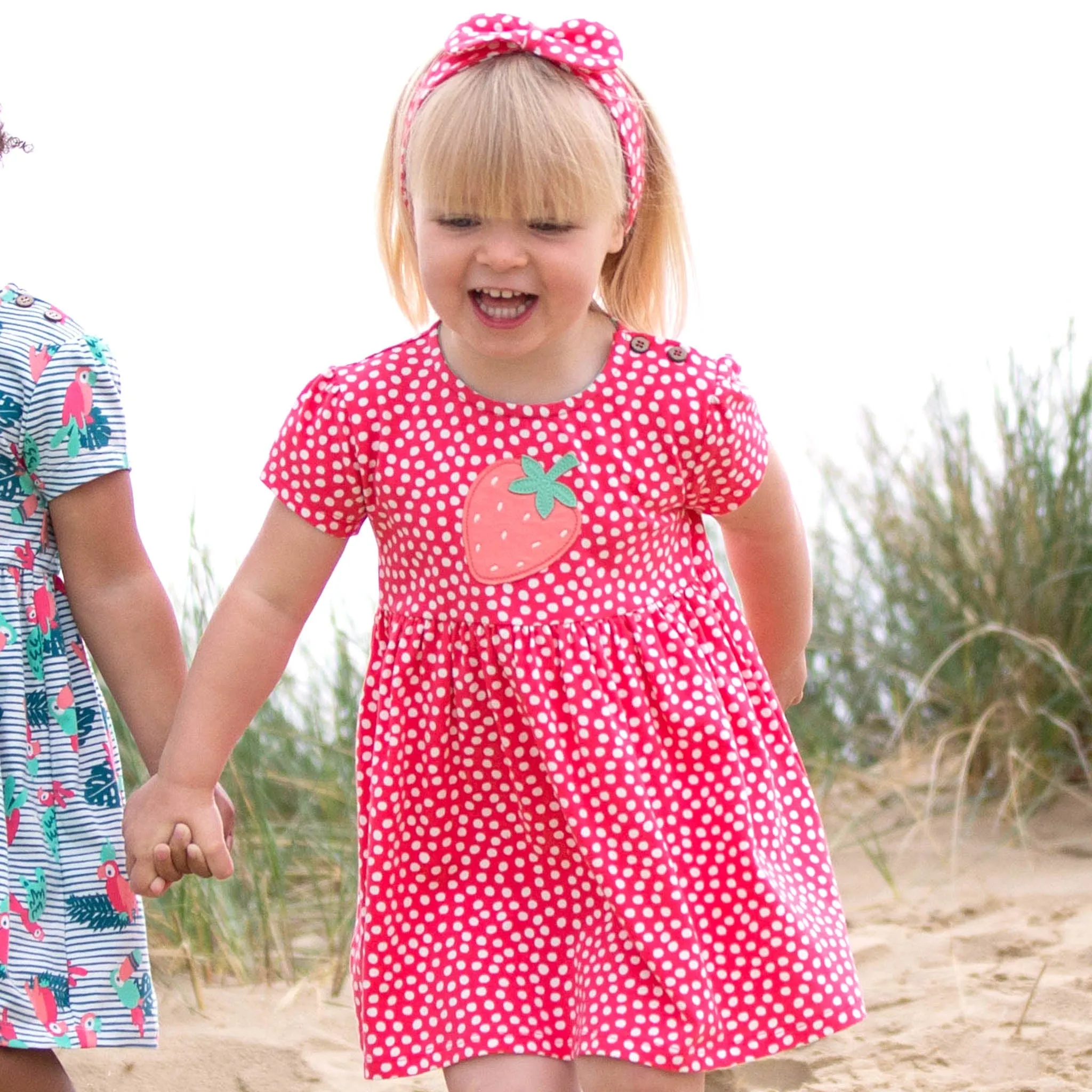 Dotty strawberry dress