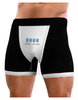 Dreidel Champion Hanukkah Mens Boxer Brief Underwear