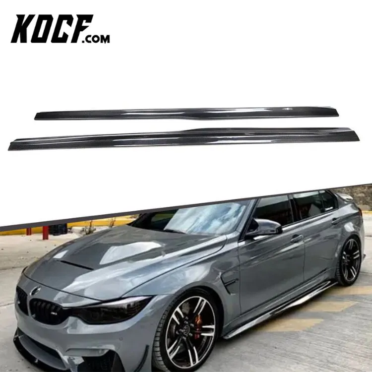 F80 PSM Side Skirts Carbon Fiber Side Skirts Body Kits For BMW M3 F80 2014-2019