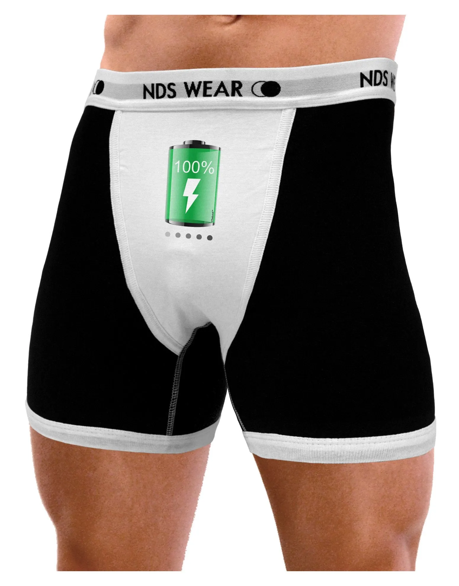 Full Energy 100 Percent Mens Boxer Brief Underwear