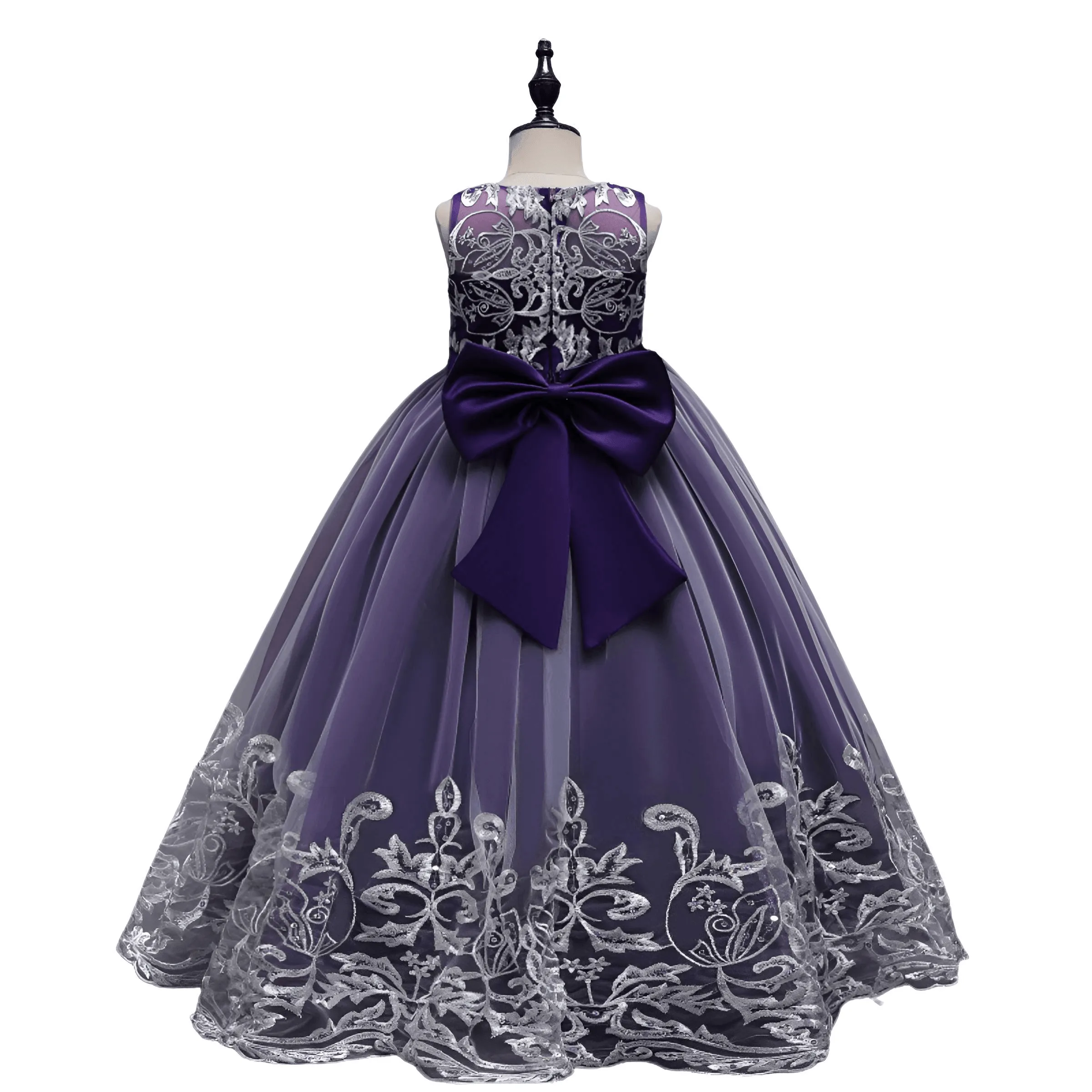 Girl's Formal Occasion Dress - With FREE Tiara, Gloves & Petticoat!