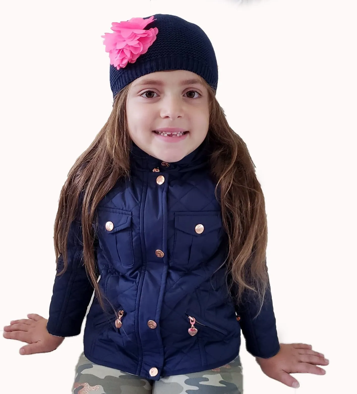 Girls Jacket Navy