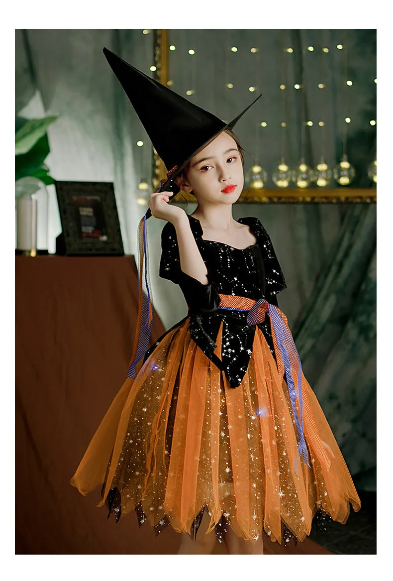 Halloween Children's Clothing Girls' light up Dress