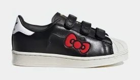 Hello Kitty Superstar Preschool Lifestyle Shoes (Black/White/Red)