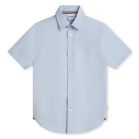 Hugo Boss Blue Short Sleeve Shirt