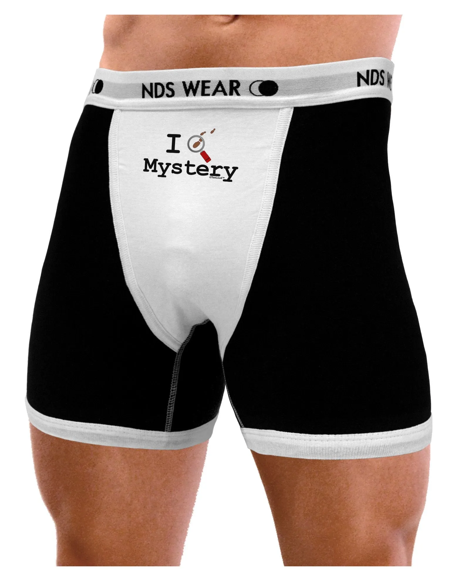 I Love Mystery Mens Boxer Brief Underwear