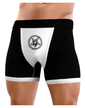 Inverted Pentagram Death Metal Star Mens Boxer Brief Underwear