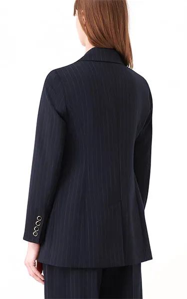 Marella Vanto Gabardine Jacket Navy