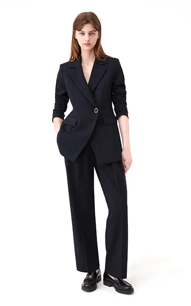 Marella Vanto Gabardine Jacket Navy