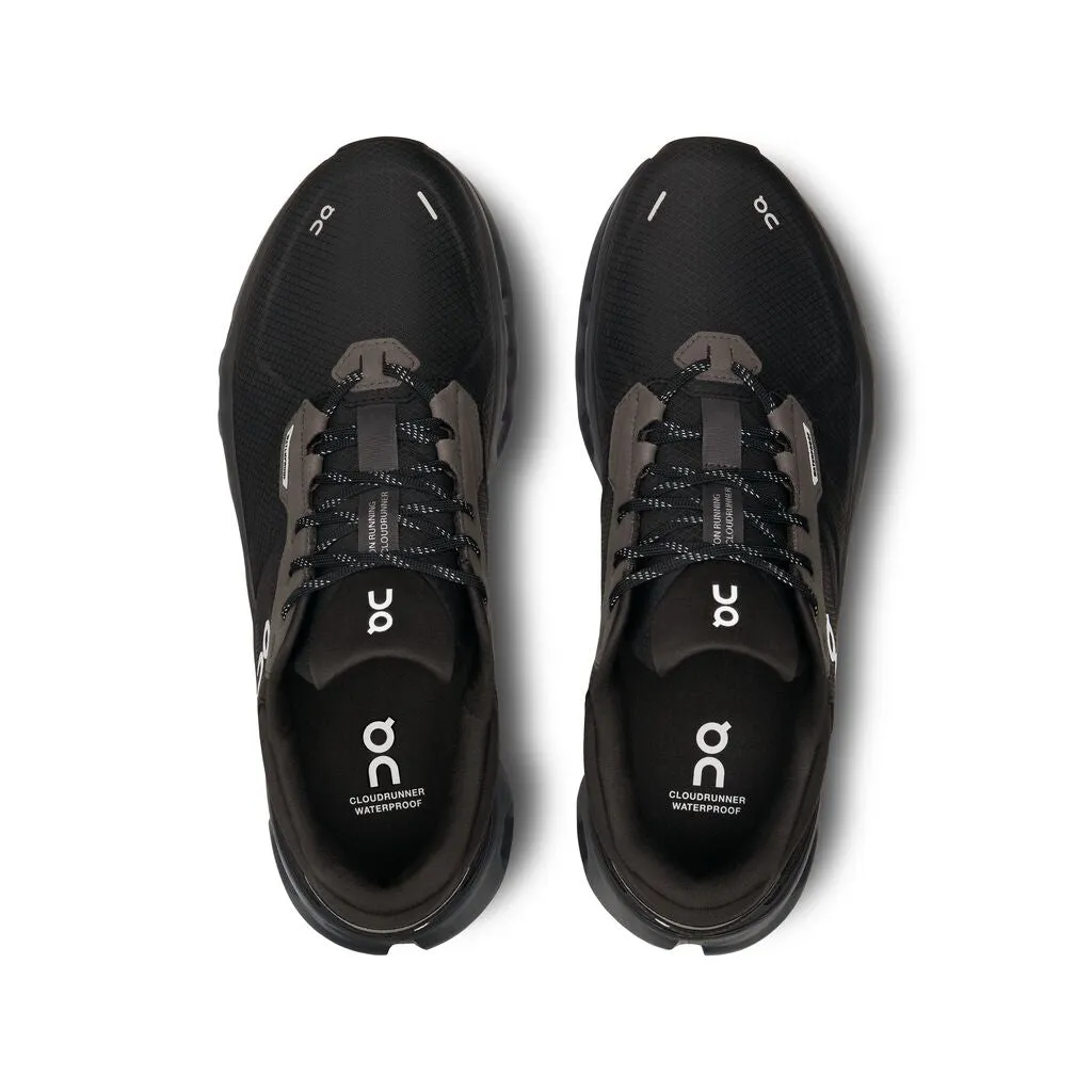 Men's On Cloudrunner 2 Waterproof Color: Magnet | Black