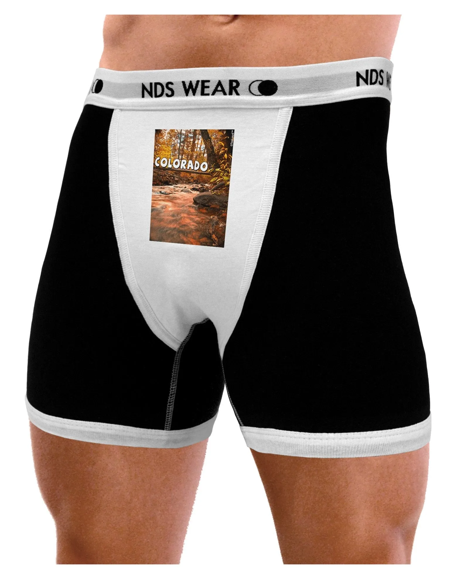 Mt Shavano Colorado Text Mens Boxer Brief Underwear