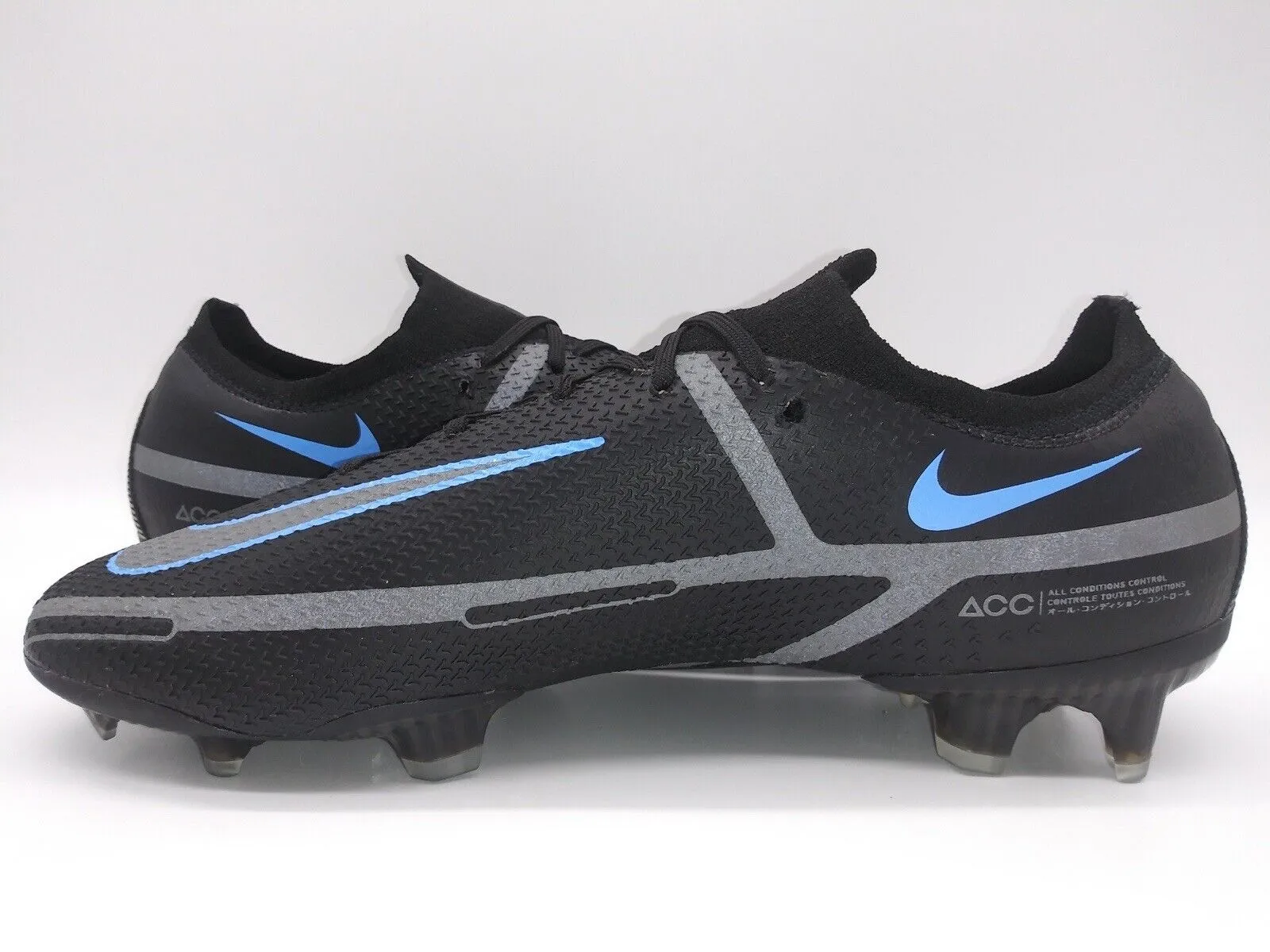 Nike  Phantom GT2 Elite Black Blue FG