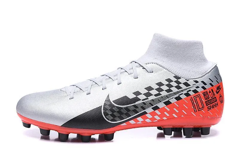 Nike Superfly 7 Academy CR7 AG Soccers Cleats Shoes Red Grey