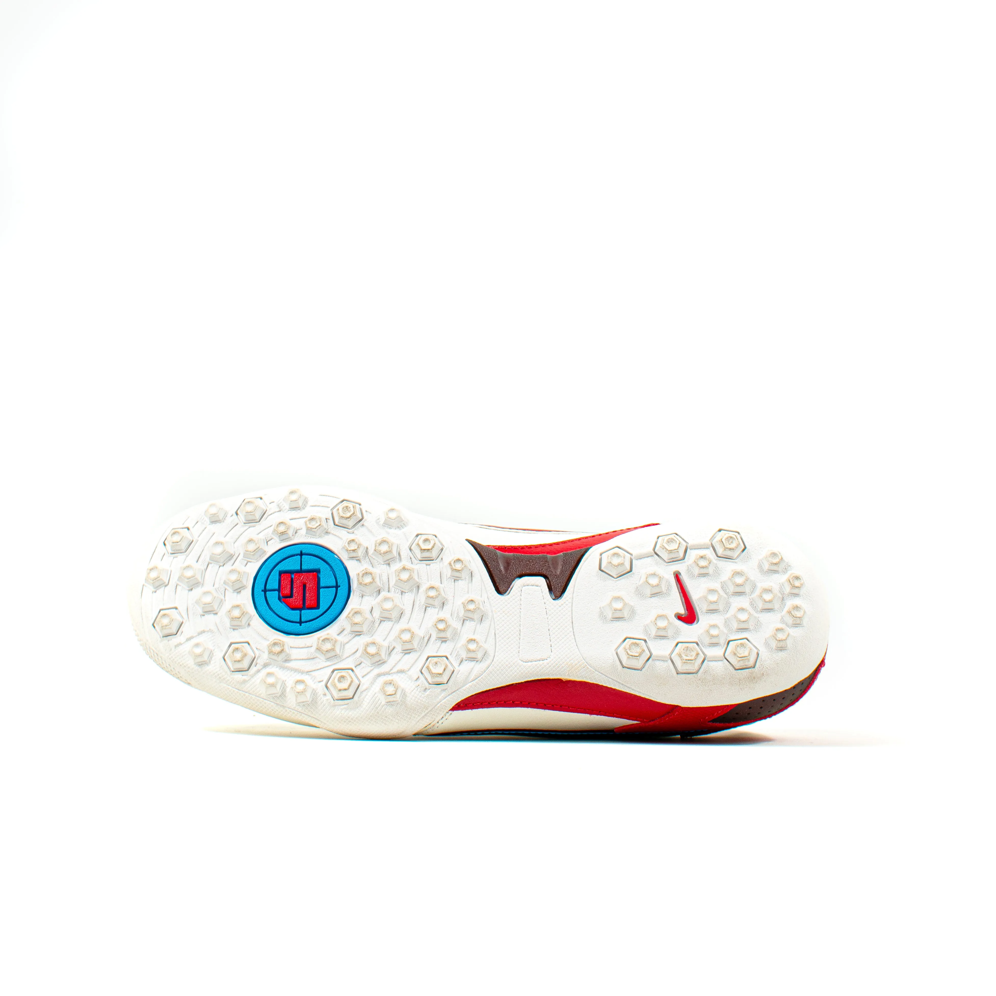 Nike T-3 White Red Indoor Turf