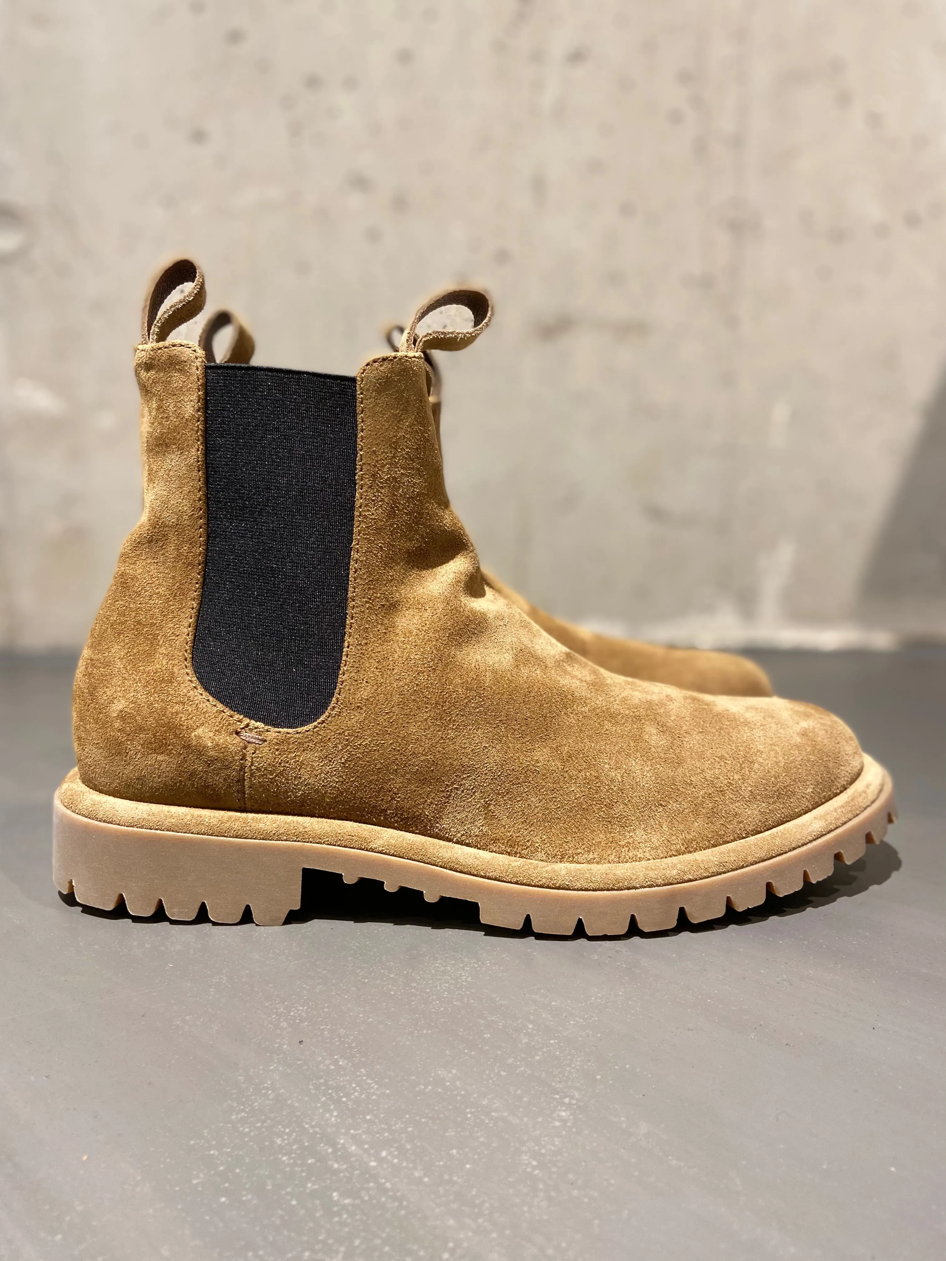 OFFICINE CREATIVE SPECTACULAR/010 BOOT SUEDE TAN