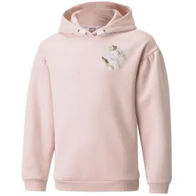 Puma Alpha Hoodie Fl Sweatshirt Light Pink 589232 36 140Cm