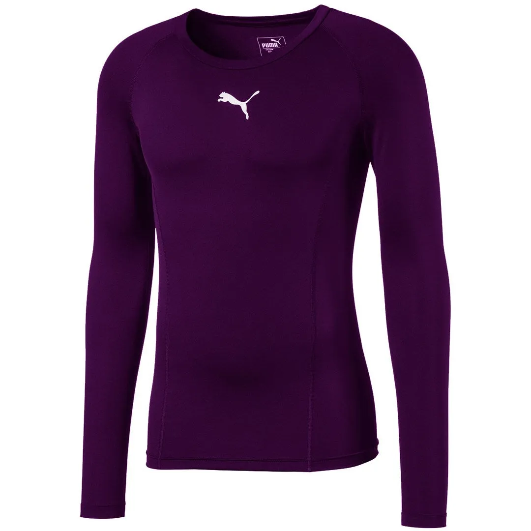 Puma Liga Baselayer Ls Men's T-Shirt Purple 655920 10 L