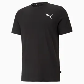 PUMA MEN ESSENTIAL SMALL LOGO TEE ROUND NECK BLACK