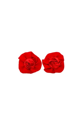 Rosette Shoe Clip - Rouge