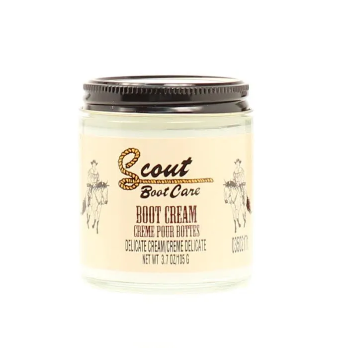 Scout Boot Cream Available in Black, Neutral, Medium Brown, or Delicate