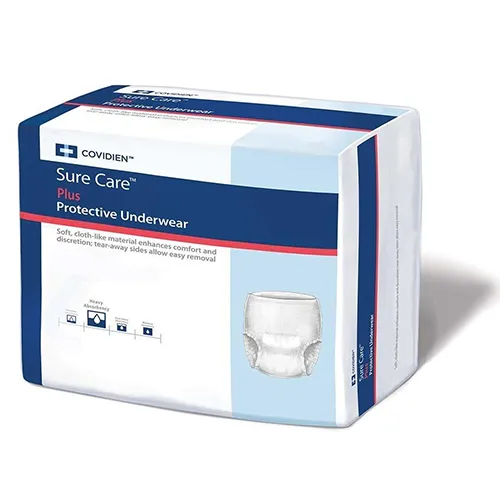 Sure Care Plus Underwear - Large, 44" - 54" - Pack of 18