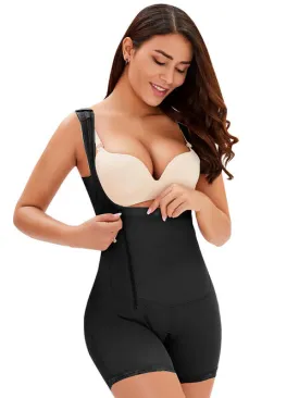 TEEK - Full Size Side Zip Up Wide Strap Shapewear