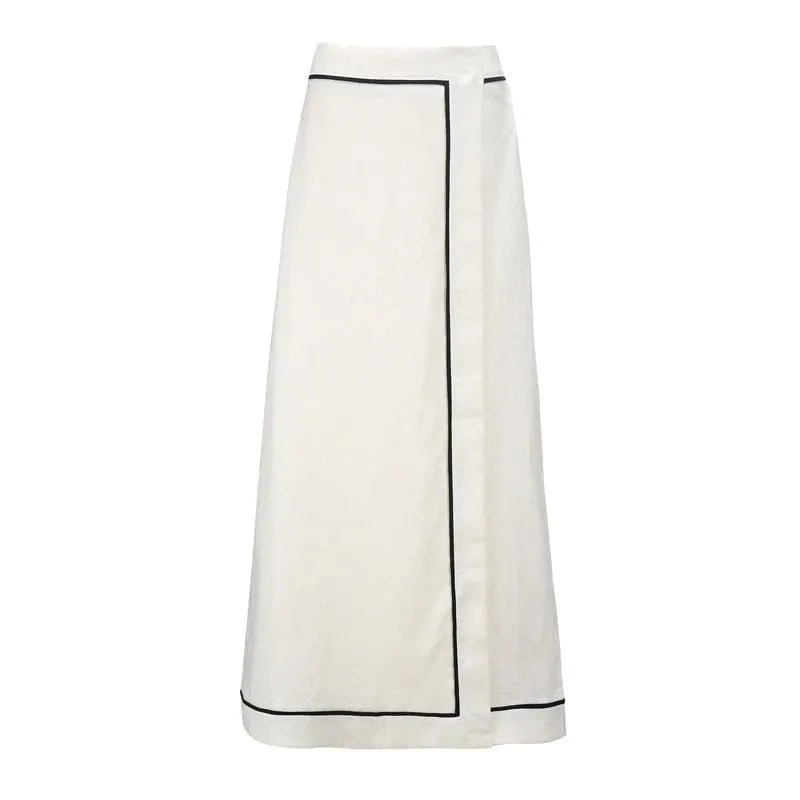 The Vola Skirt | Porcelain