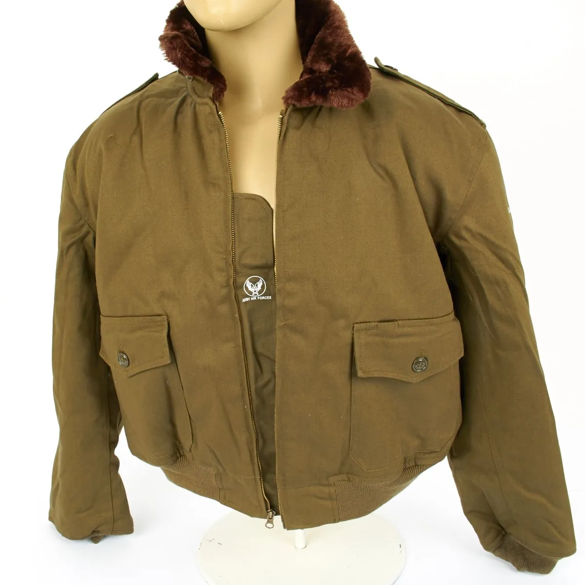 U.S. WWII Army Air Force USAAF Type B-10 Flight Jacket