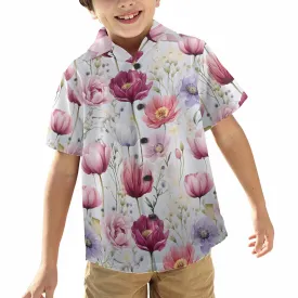 Wildflowers  Little Boys Hawaiian Shirt