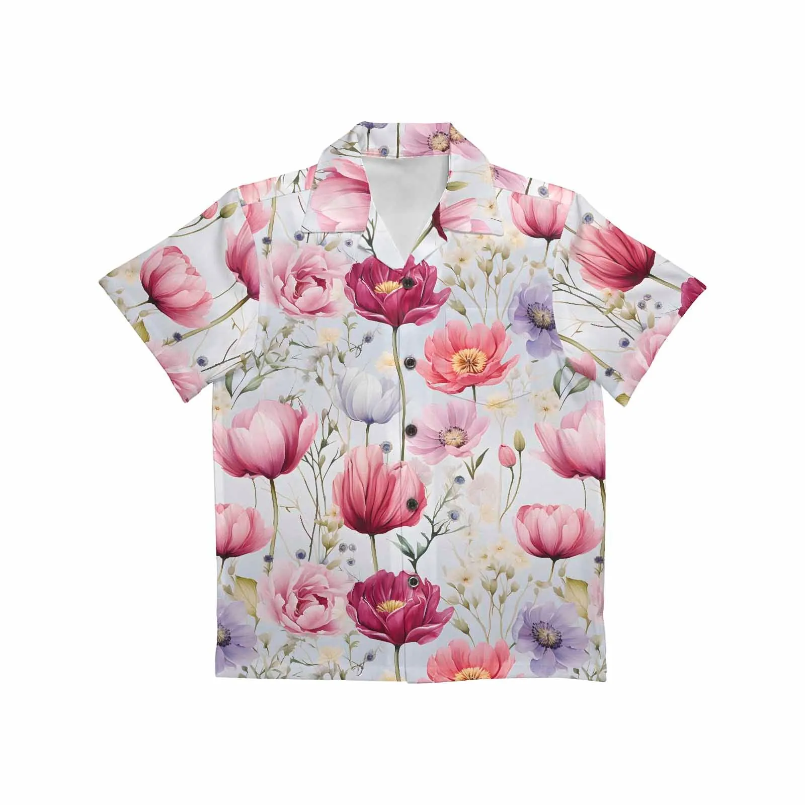 Wildflowers  Little Boys Hawaiian Shirt