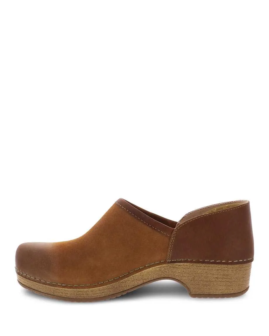 Women's Dansko Brenna Color: Tan Burnished Suede